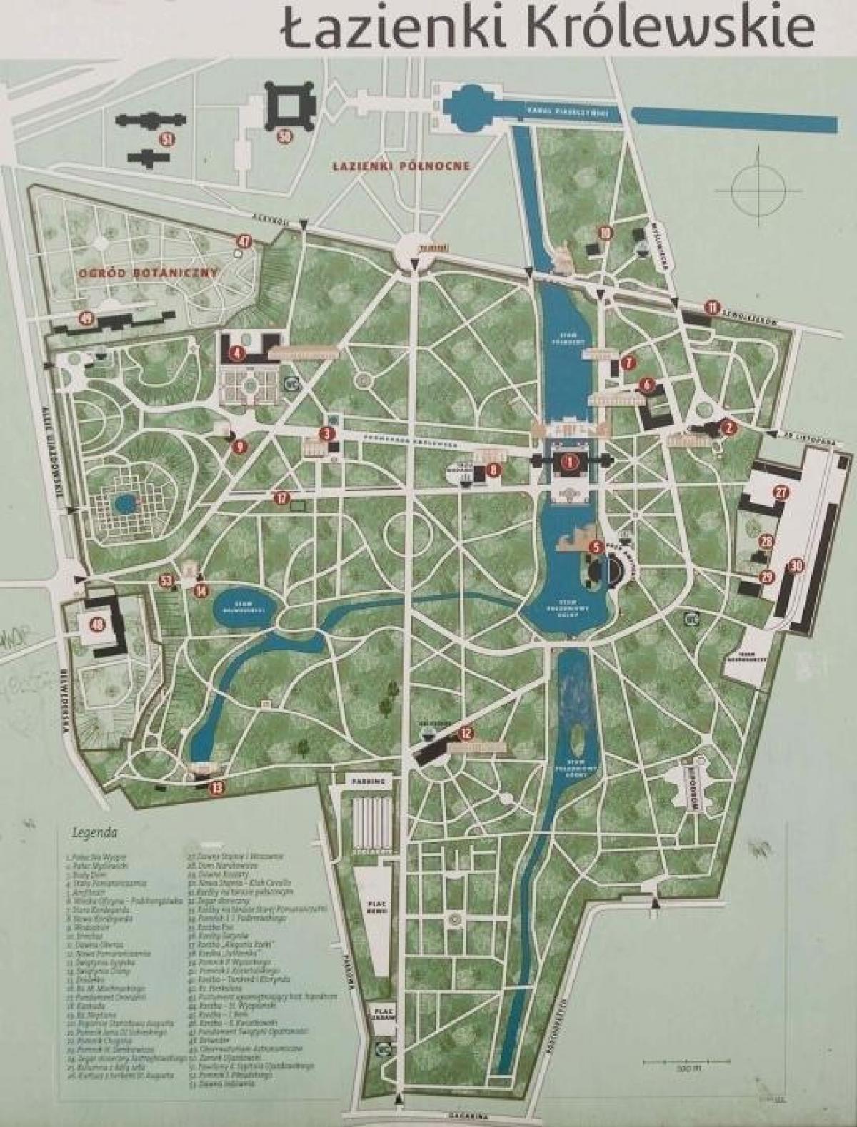 瓦华沙公园地图